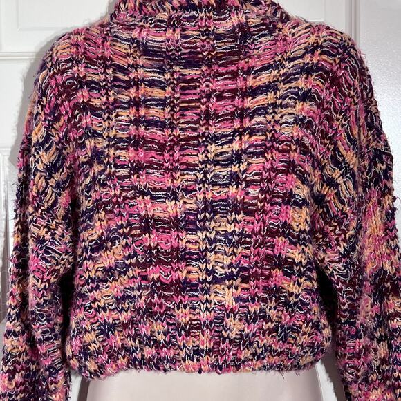 Sadie & Sage Tutti Frutti Cropped Knit Sweater, Women's Size XS - Picture 2 of 8
